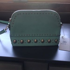 Teal Beifol Cross Body Bag